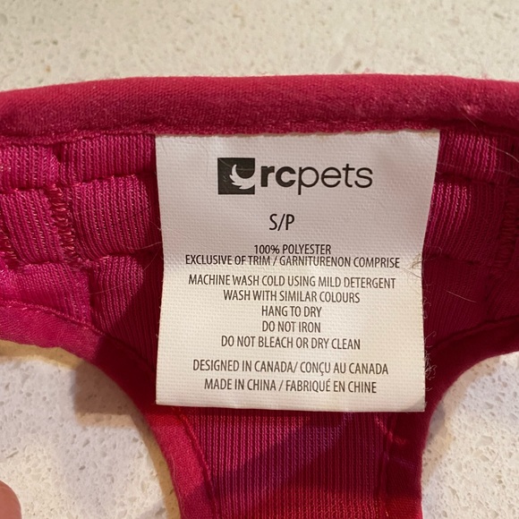 Blue and pink small RC Pets harnesses for cats! - Picture 3 of 3